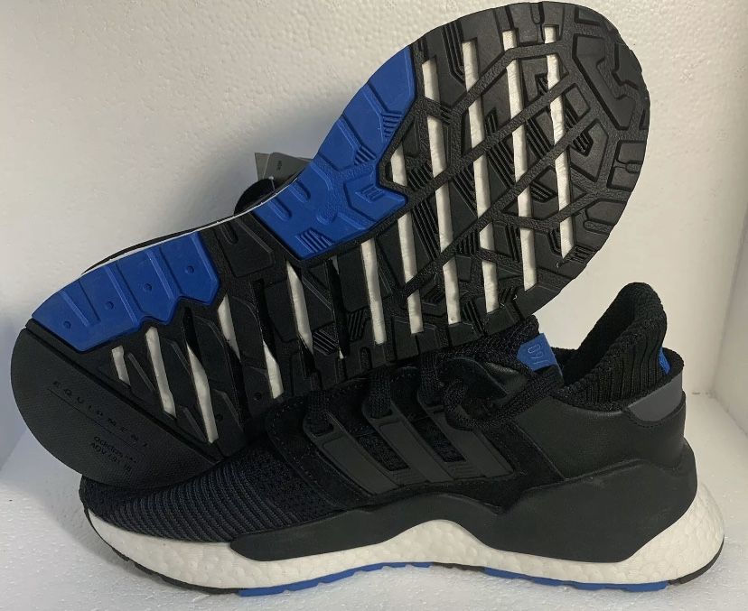 Adidas Original EQT Support 91/18 Running Shoes D97061 Black Blue Men’s SZ 7