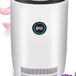 Air Purifier for Home Office Living Room Up to 350~500ft², Digital Display Air Cleaner with Air Monitor & HEPA Filter Remove 99.98% Smokes/Dust/Pet Da
