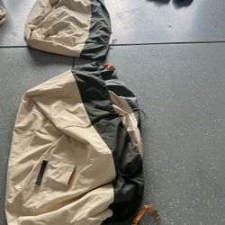 Two Patio Chair Covers - Good Condition 