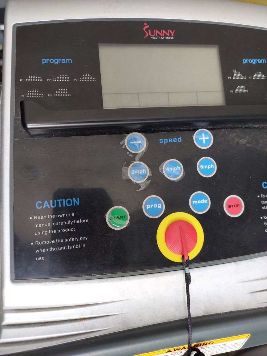 Sunny health and fitness treadmill