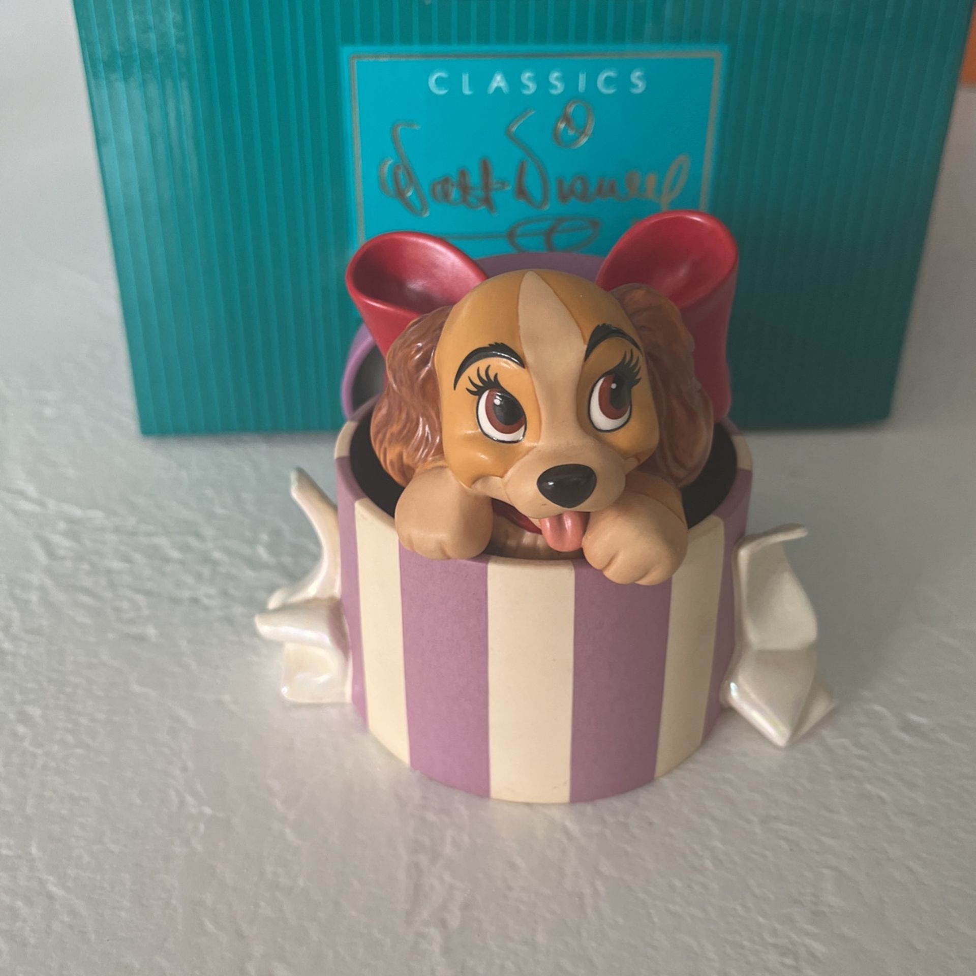 Walt Disney’s Collectors Society Lady And The Tramp Figurine