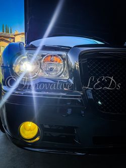 H11/H8/H9 LED Headlight Bulbs, 6500K Fog Lights Car Bulb, 12000Lm DRL or Low Beam, Halogen Replacement Headlight with Fan