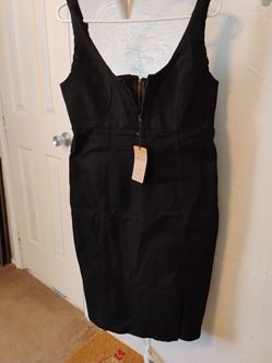 Utcoco Black denim dress