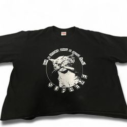 Supreme Women's Black T-shirt(78666)11