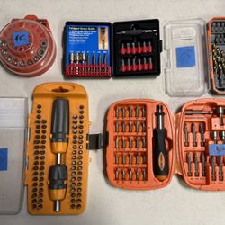 NEW Screwdriver & Drill Bit Accessories BUNDLE