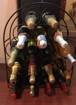 Wine Rack bottles not included.