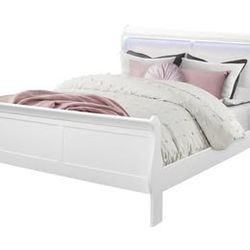 White Queen Bed
