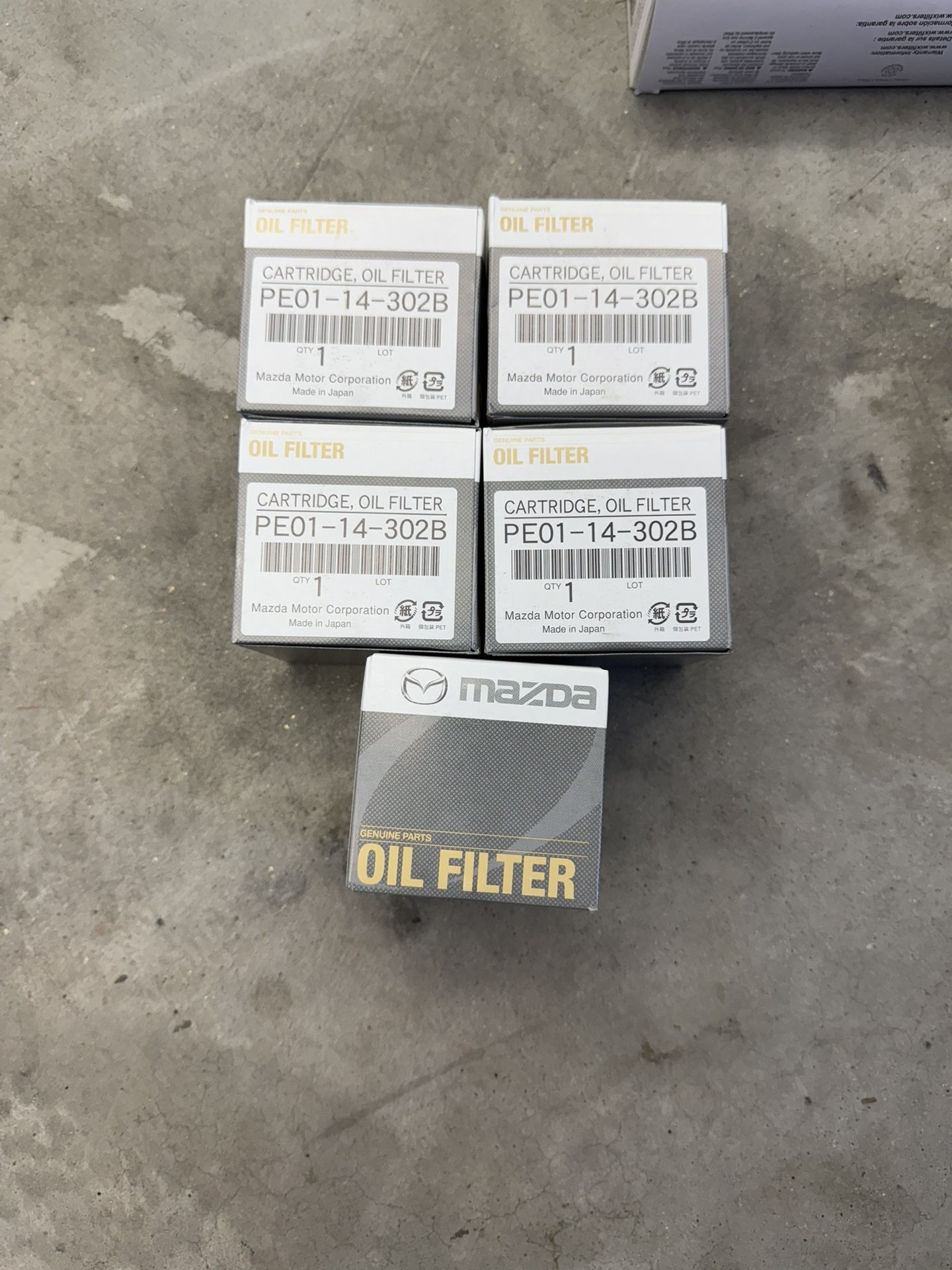 Mazda Genuine Oil Filters Made In Japan