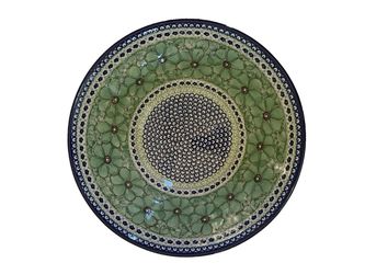 Polish Pottery Ceramika Artystyczna Fair Vernal Flowers Large Serving Bowl