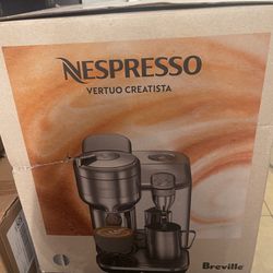 New  Breville NESPRESSO VERTUO CREATISTA Model / BVE850BSS 1BNA1/1(contact info removed)
