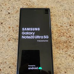 Samsung Note 20 Ultra 5g Factory Unlocked Phone W/Case