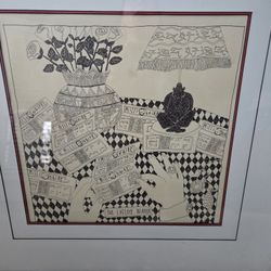 Doc Hart Print " The Lottery Winner" Framed