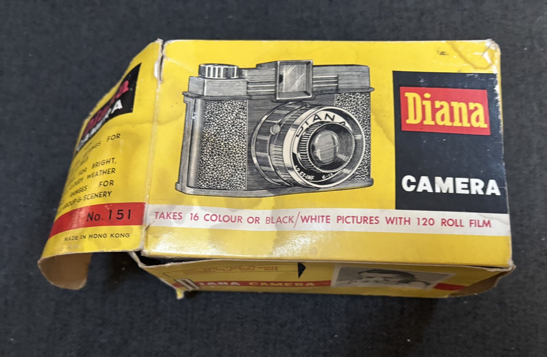 Vintage Diana camera 1960s photography phototaking photograph lomography Iowa keepsake collectible