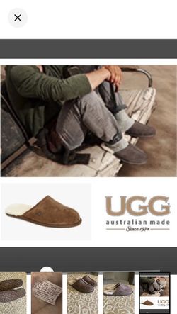 UGG Men’s Suede Scuff Slipper in Espresso (9)