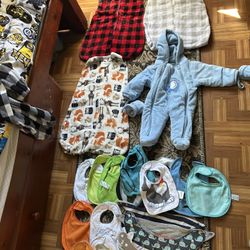 baby sleeping bags and bibs