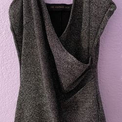 Black With Silver Glitter Dress