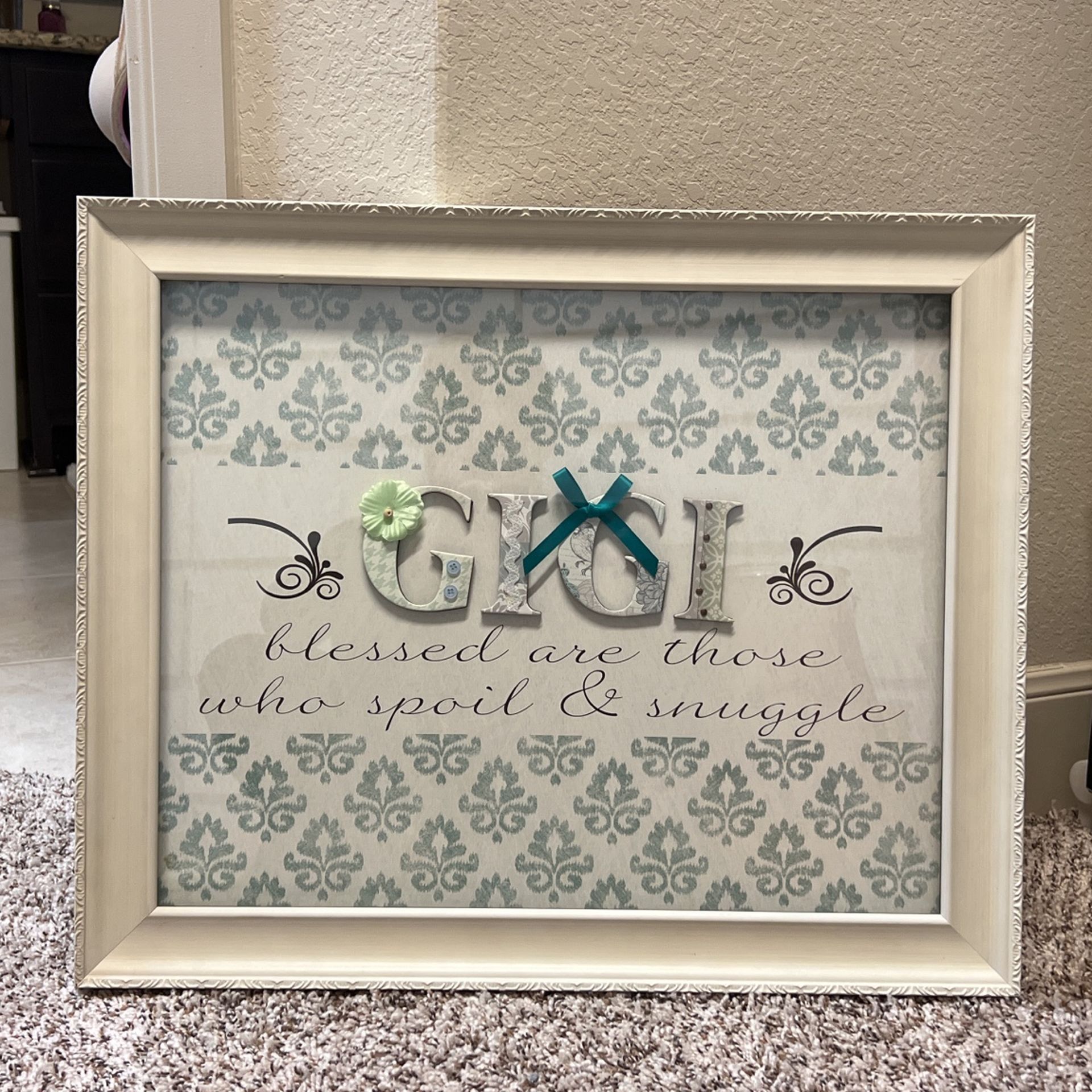 Gigi - Blessed Are Those Who Spoil & Snuggle Framed Sign