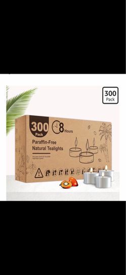 300 qty 8 Hour Tea Light Candles
