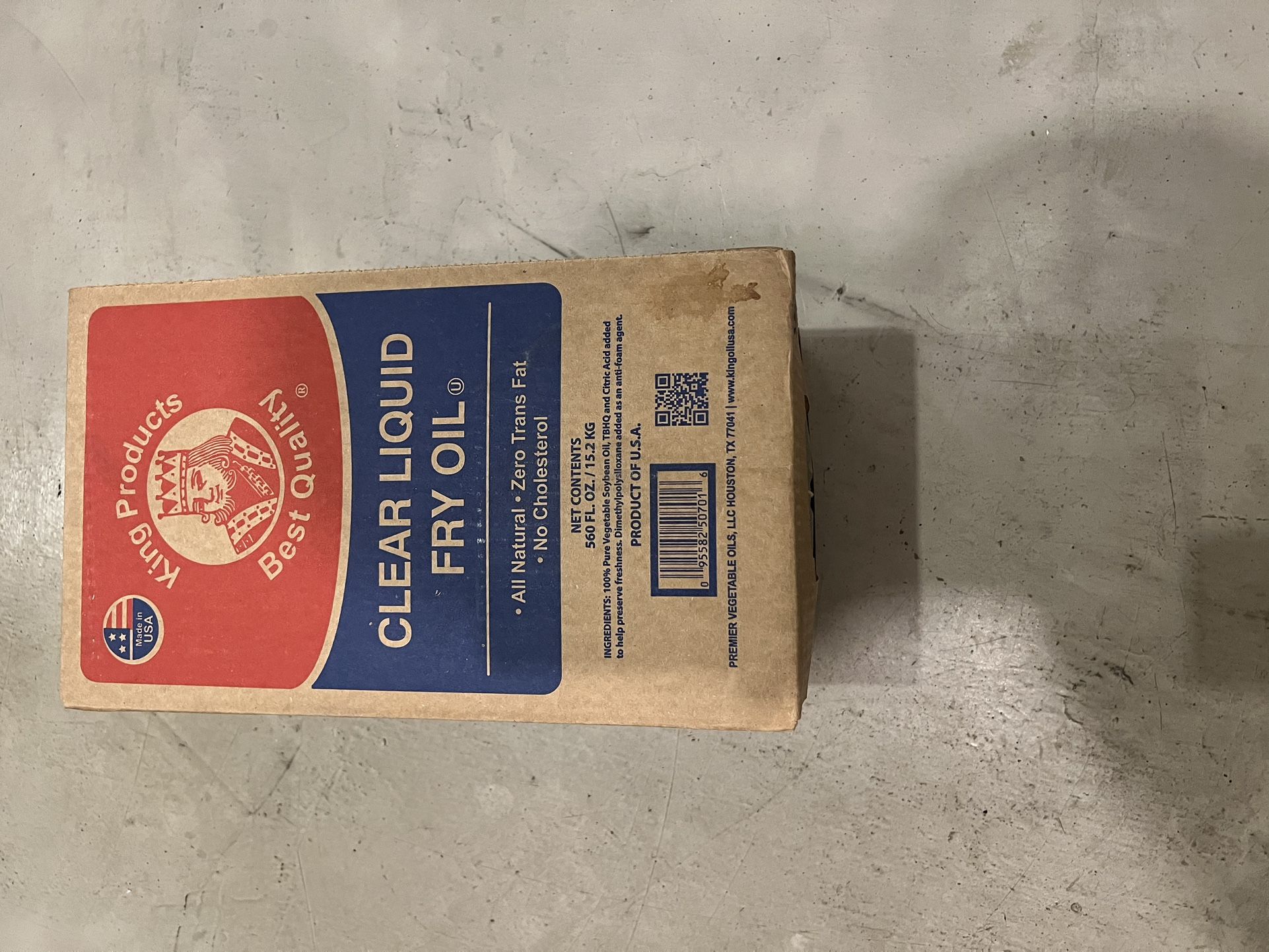 King Product Clear Fry Oil
