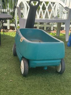 carrito, plástico usado