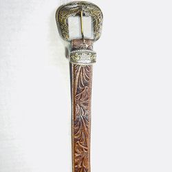 Cowboy Style Leather Belt