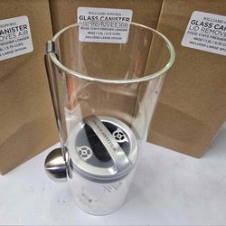 Williams Sonoma Glass Canister 3 Pack Bundle