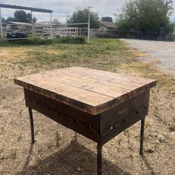 Railroad Themed Coffee Table