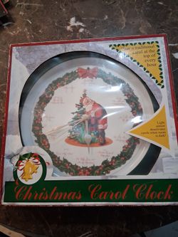CHRISTMAS CAROL CLOCK