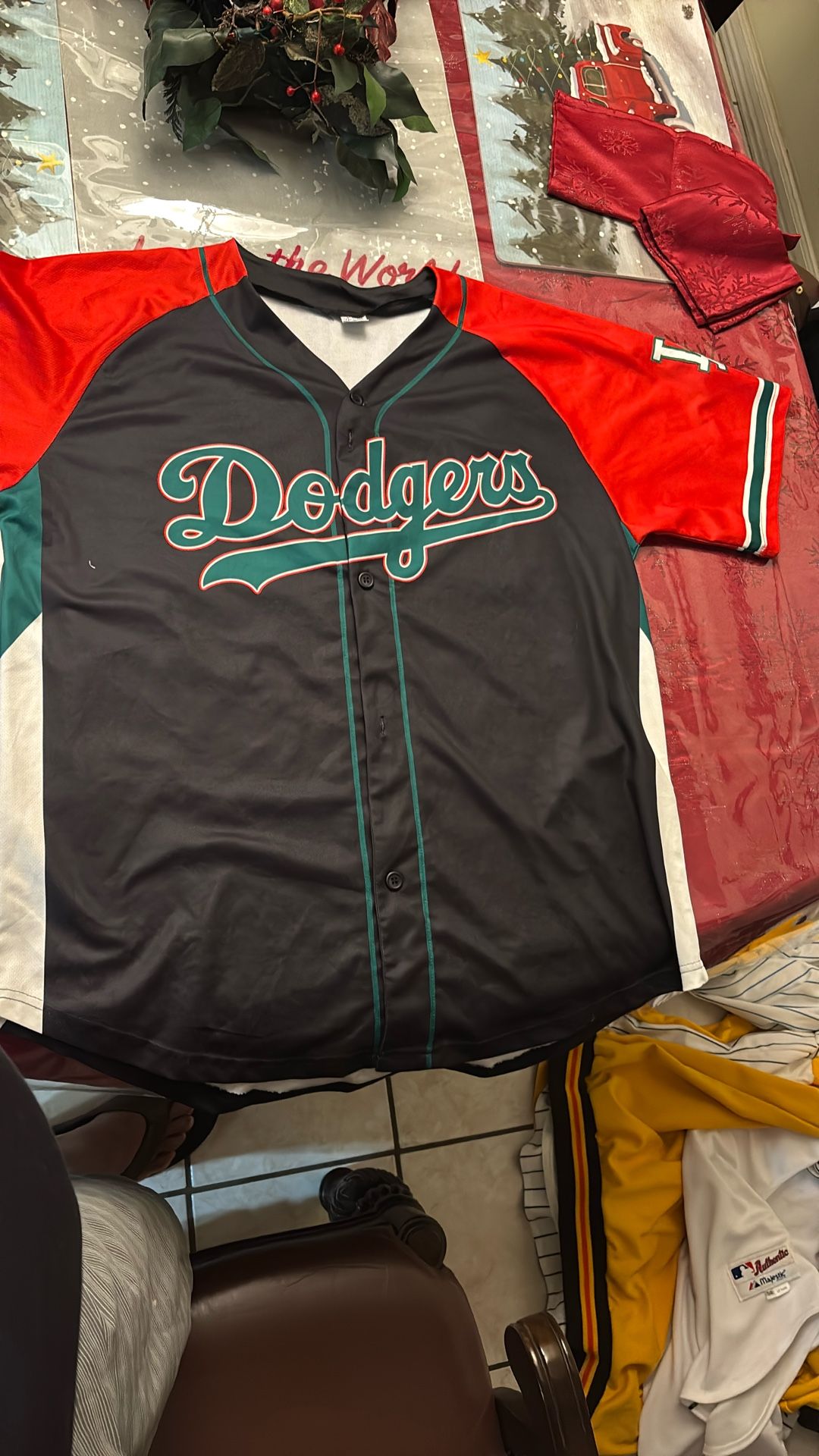Los Angeles Dodgers Mexican Heritage Fan Giveaway Jersey