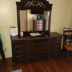 3 Piece Dresser And Armour 