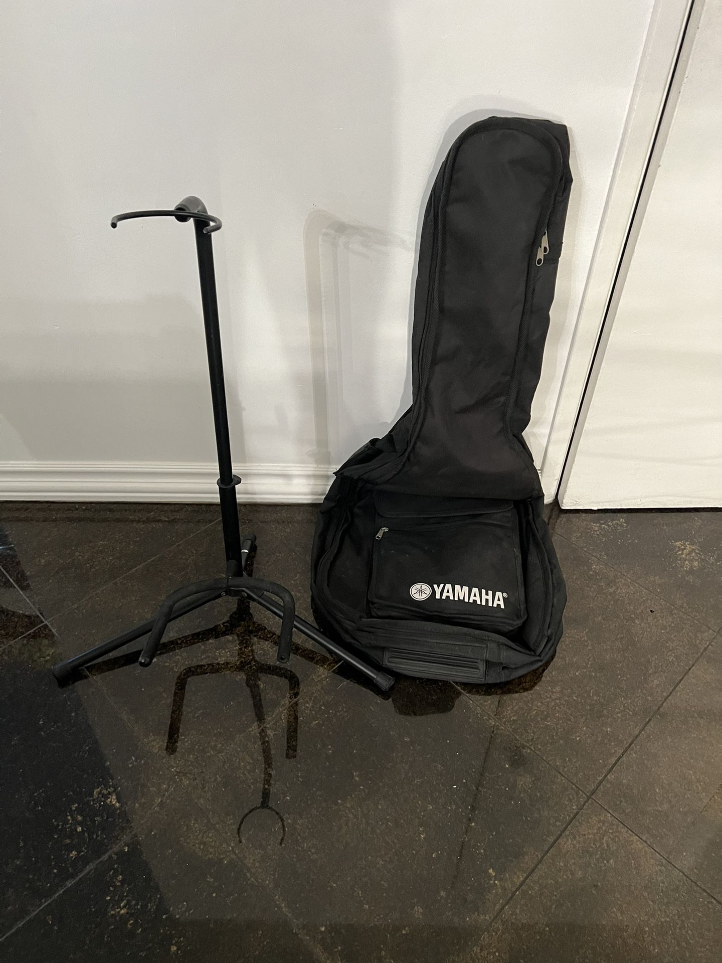 Guitar Case/Backpack And Stand