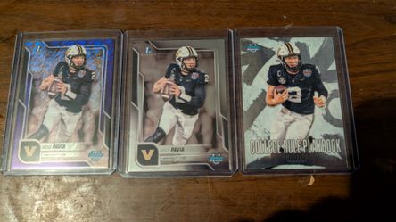 Diego Pavia /75, College Rule Playbook, Base 