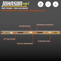 JOHNSON Pro Tough level tool/with case
