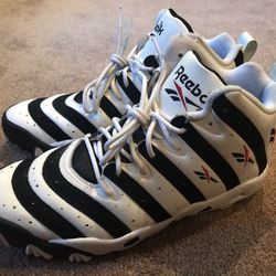 Reebok Big Hurt Frank Thomas Baseball Shoes White V55132 Vintage Mens Size 12