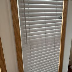 Faux Wood Blinds For Doors 26.25 X72