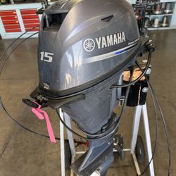 2023 Yamaha 15hp Outboard Tiller