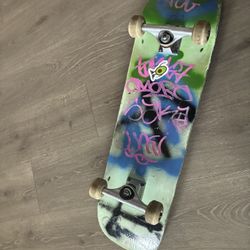 Custom Spray Painted Skateboard 