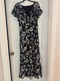 Abercrombie & Fitch Floral Midi Dress – Size Large – Like New