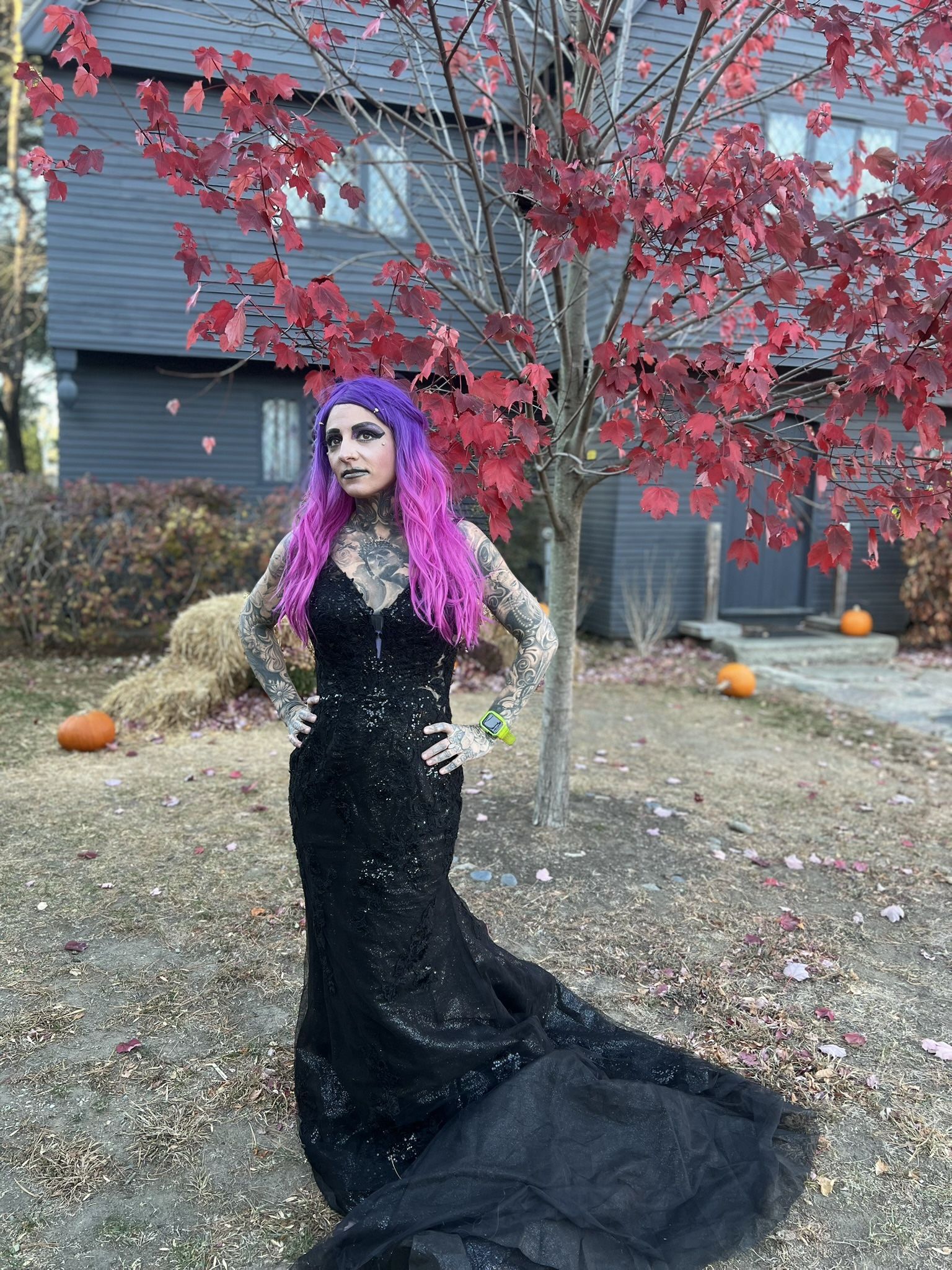 Black Size 6 Wedding Gown Corseted Top