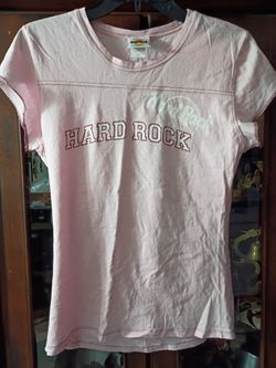 Vintage Pink Hard Rock Cafe Women's Heartbreaker Baltimore 71 T-shirt XL
