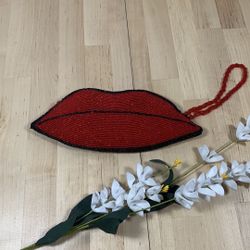 Beaded Lips Wristlet By FarNine