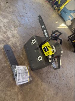 RYOBI 18 in. 38cc 2-Cycle Gas Chainsaw with Heavy-Duty Case