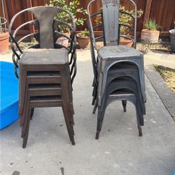 8 Metal Chair