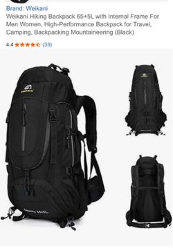 Hiking backpack