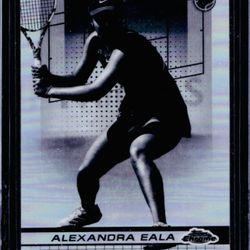 ALEXANDRA EALA 2024 Topps Chrome Negative Refractor RC TENNIS CARD 