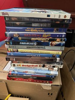 Movie DVDS $12