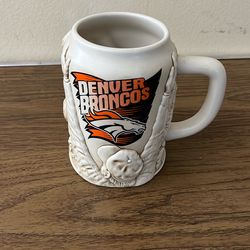 Rare Vintage Denver Broncos NFL Coffee Cup