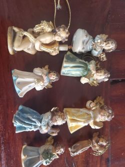 Angel Woodcarving Ornaments I