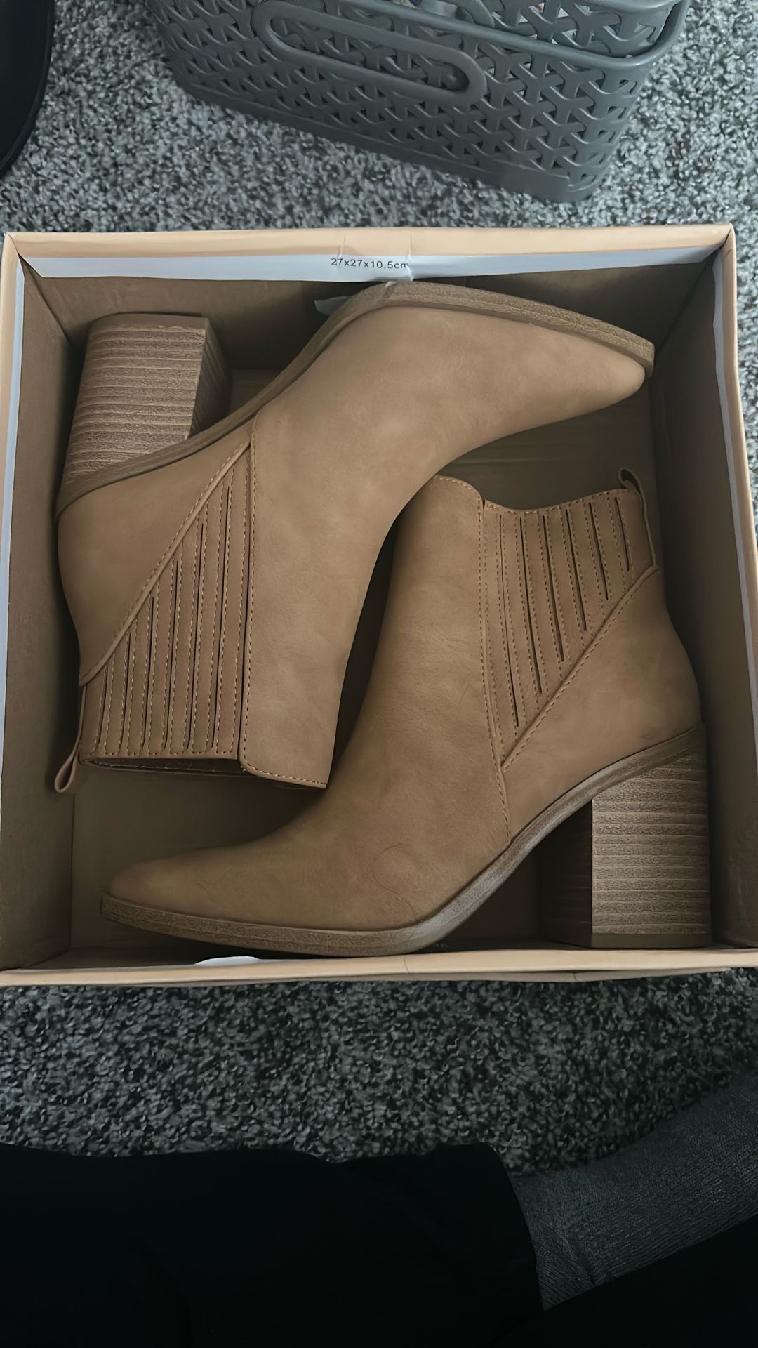 Taupe Booties
