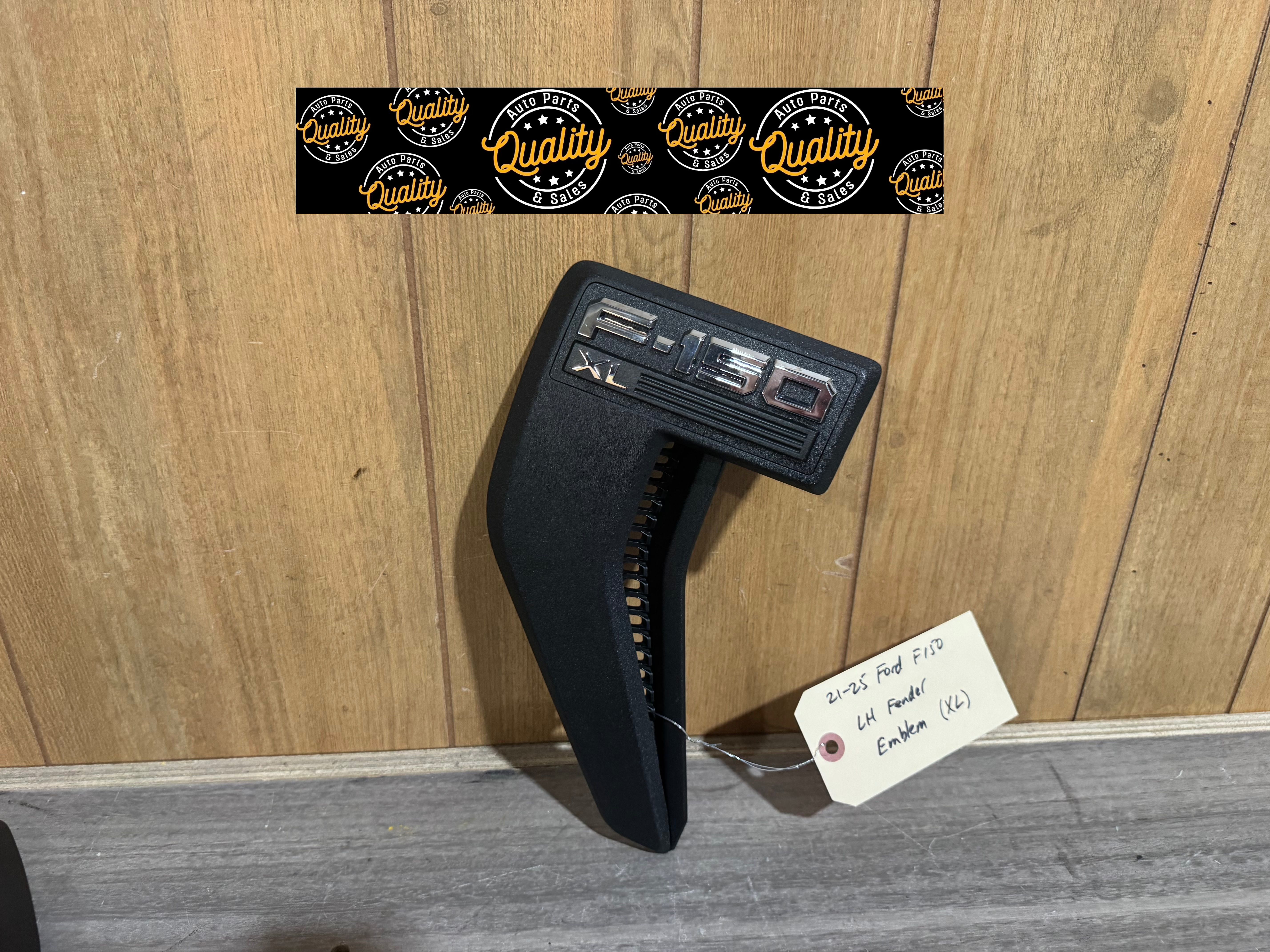 2021 2022 2023 2024 2025 Ford F-150, F150 Driver Side Left Side Fender Emblem